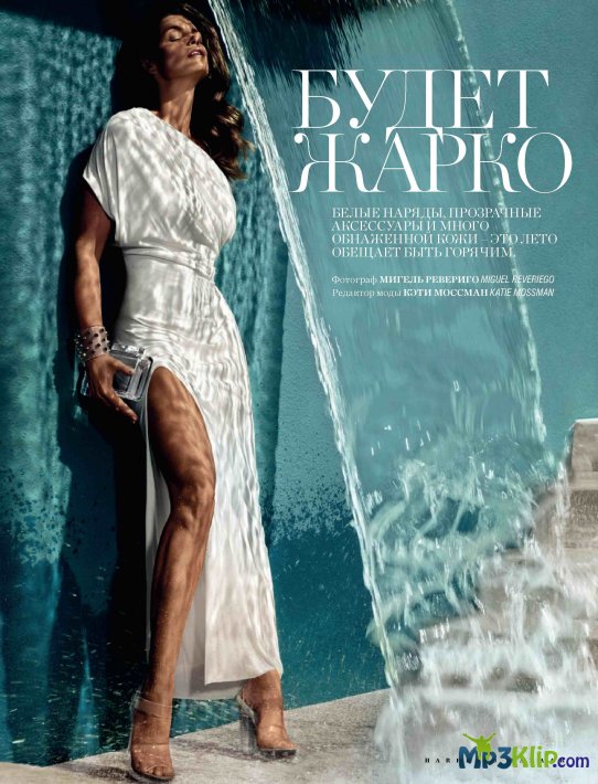 Фотосессия Синди Кроуфорд (Cindy Crawford) для Harper's Bazaar
