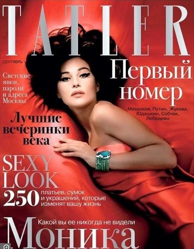 Моника Беллуччи (Monica Bellucci) в издании Tatler