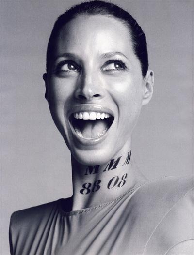 Октябрьский номер журнала Vogue Paris: Кристи Терлингтон (Christy Turlington)