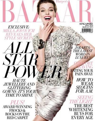 Милла Йовович для Harper’s Bazaar