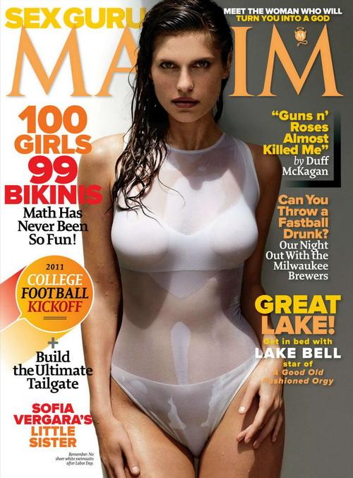 Откровенная Лэйк Белл (Lake Bell) в Maxim США