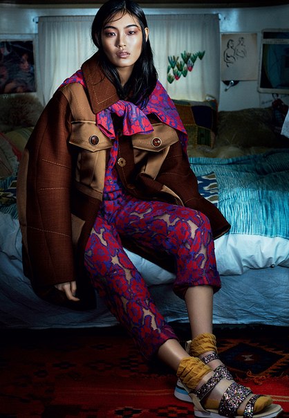Chiharu Okunugi by Michael Schwartz for Dazed & Confused