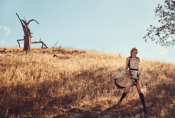 Toni Garrn by Norman Jean Roy for Porter Magazine Spring