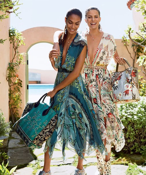 Cameron Russell and Joan Smalls by Cass Bird for US